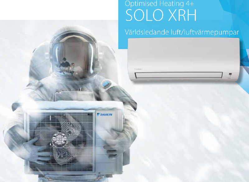 Daikin Solo XRH 25 och Daikin Solo 35